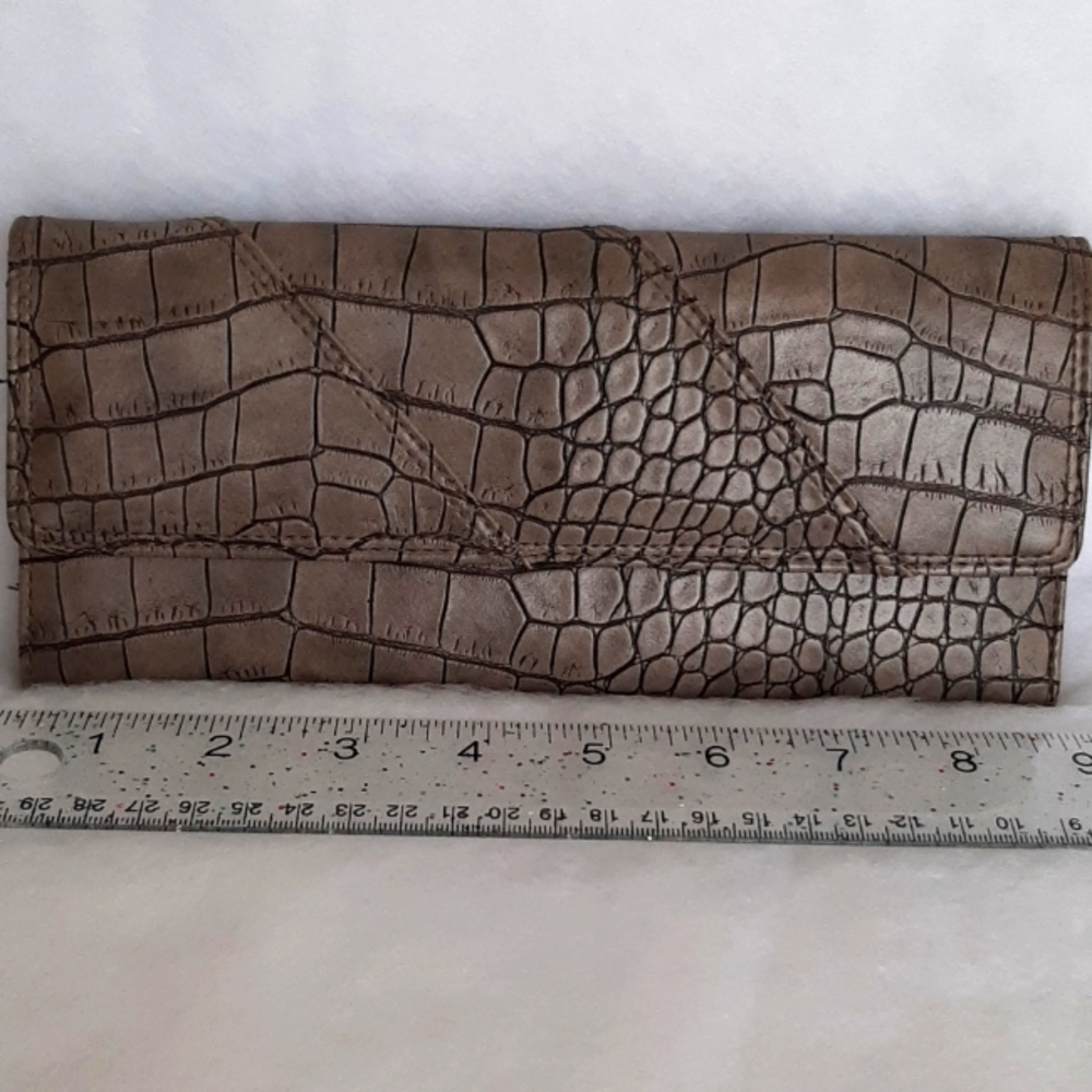 Grey Leather Wallet